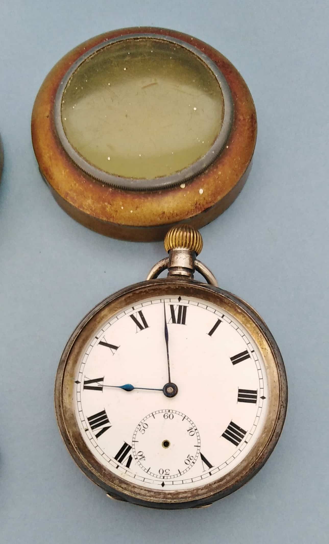 Watchmakers Repair Project Lot, Two Sterling Silver Watches